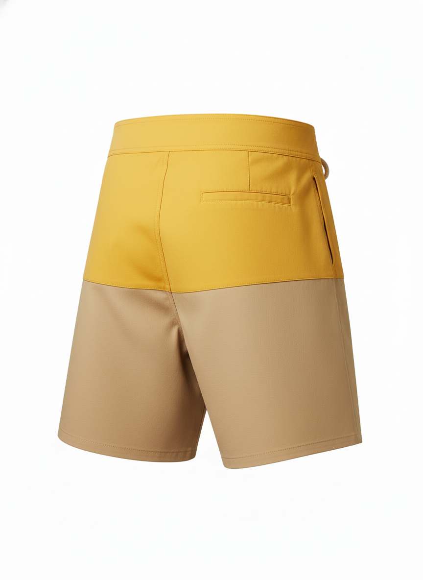 Color Blocked Panel Horizontal Board Style Trunks