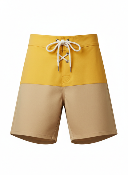 Color Blocked Panel Horizontal Board Style Trunks