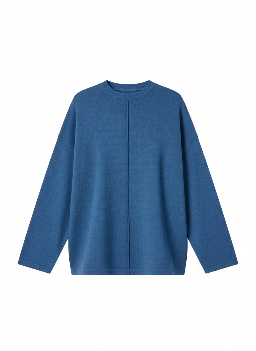 Heavy Boxy Fit Center Seam Tee Shirt